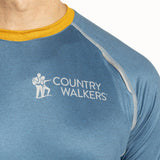 Country Walkers Short-Sleeve Shirt in Radiant Blue - Men's